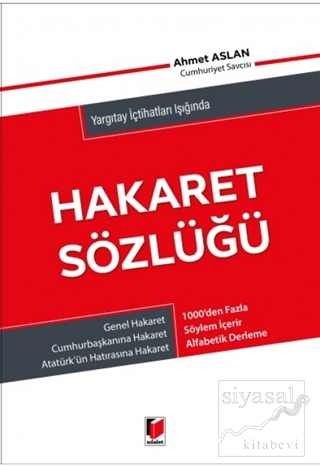 Hakaret Sözlüğü Ahmet Aslan